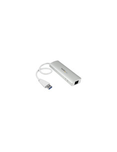 StarTech.com Hub Concentrador de 3 Puertos USB 3.0 con Adaptador de 2
