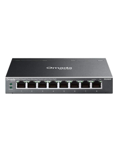 SWITCH TP-LINK ES208GP GIGABIT 8 PUERTOS POE+