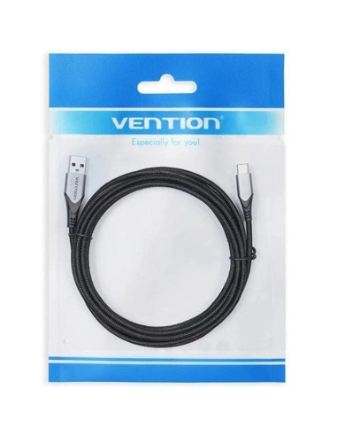 CABLE USB-A 2.0 VENTION TIPO USB-A/M - USB-C/M 0.25M BLACK