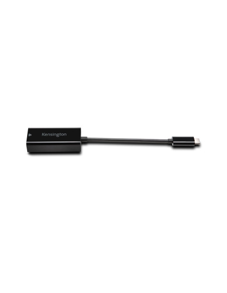 Adaptador de red kensington usb tipo-c a ethernet CA1100E negro