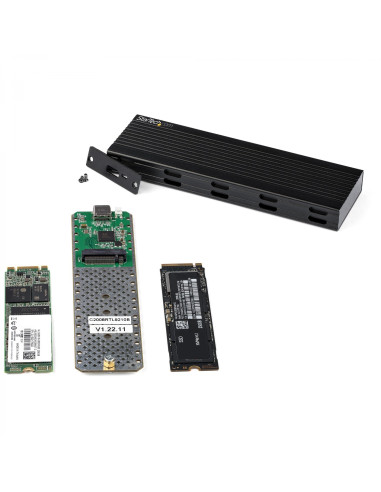 StarTech.com Caja Externa USB-C de 10Gbps a NVMe M.2 or SSD SATA M.2