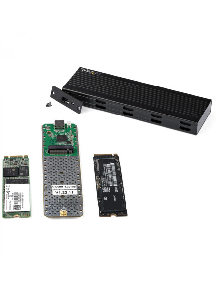 StarTech.com Caja Externa USB-C de 10Gbps a NVMe M.2 or SSD SATA M.2