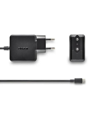 CARGADOR DE PARED NGS GAN USB-C 45W PARA PORTATIL/TABLET/SMARTPHONE + CABLE 1.5M