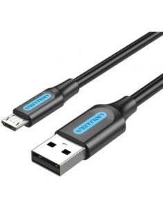 CABLE VENTION USB-A 2.0 - MICRO USB 60W 480MBPS 1.5M BLACK 2