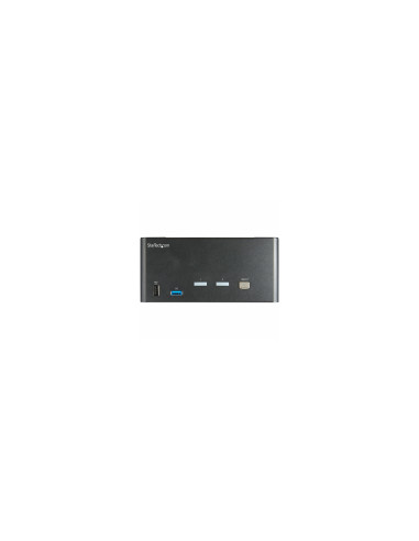 StarTech.com Switch Conmutador KVM de 2 Puertos DisplayPort 4K para 3