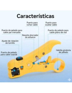 PELACABLES VENTION COAXIAL YELLOW 2