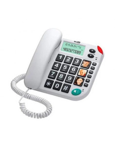 TELEFONO FIJO MAXCOM KX-T480 WHITE