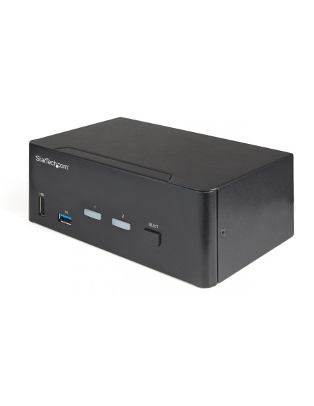 StarTech.com Switch Conmutador KVM de 2 Puertos HDMI 2.0 4K para 2
