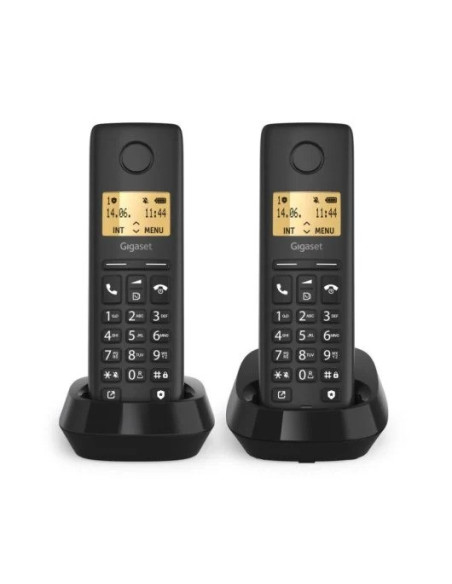TELEFONO GIGASET BASIC 100 BLACK DUO