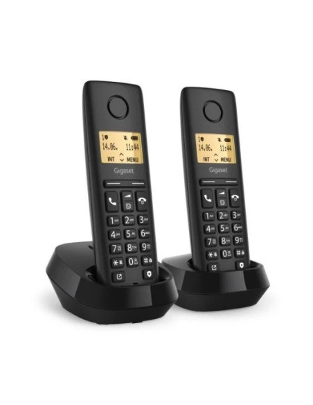 TELEFONO GIGASET BASIC 100 BLACK DUO