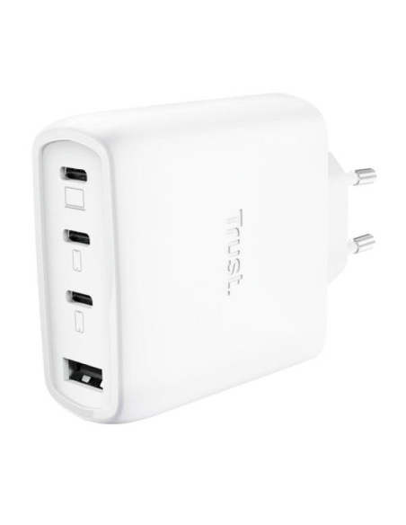 CARGADOR TRUST MAXO 3XUSB-C 1XUSB-A 65W + CABLE USB-C 2M WHITE