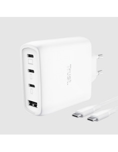 CARGADOR TRUST MAXO 3XUSB-C 1XUSB-A 65W + CABLE USB-C 2M WHITE 2