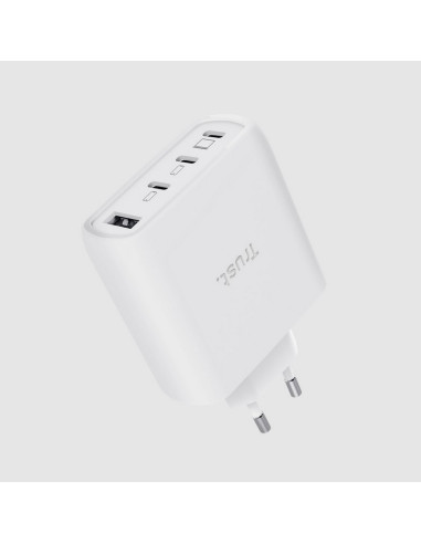 CARGADOR TRUST MAXO 3XUSB-C 1XUSB-A 65W + CABLE USB-C 2M WHITE