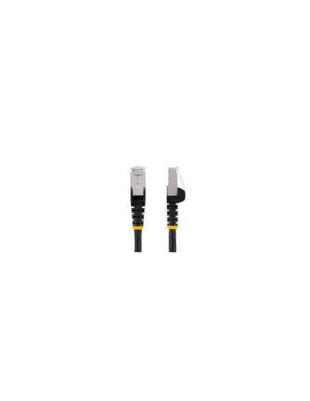 StarTech.com Cable de 7,5m de Red Ethernet CAT6a - Negro - Low Smoke