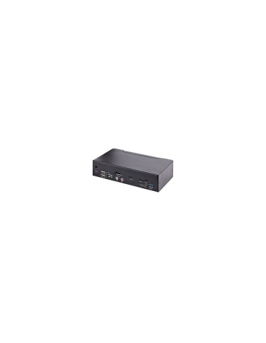 StarTech.com Switch Conmutador KVM USB C Tipo C, KVM de 2 puertos