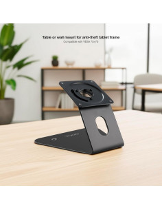 SOPORTE DE MESA TOOQ TQATWM3401-B PARA MARCO ANTIRROBO 2