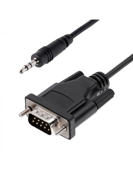 StarTech.com Cable de 1m Serie DB9 a 3,5mm para la Configuración de