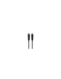Gembird CCBP-HDMI-AOC-30M-02 cable HDMI HDMI tipo A (Estándar) Negro