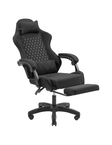 SILLA GAMING MARS GAMING MGC-X ERGONOMICO REPOSAPIES TELA BLACK