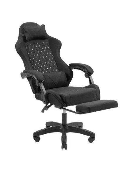 SILLA GAMING MARS GAMING MGC-X ERGONOMICO REPOSAPIES TELA BLACK