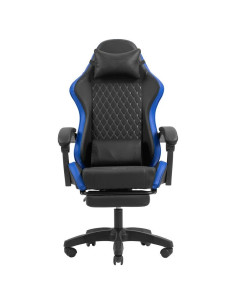 SILLA GAMING MARS GAMING MGC-X ERGONOMICO REPOSAPIES CUERO PU BLUE/BLACK