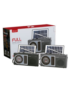 RADIO SOLAR - ALTAVOZ BT | USB | TF | FM | AM | SW | SOLAR PANEL GENX