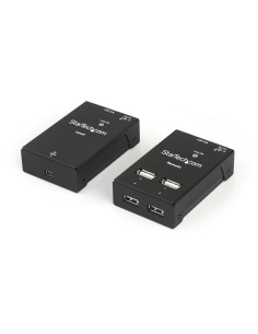 StarTech.com Extensor Alargador USB 2.0 de 4 Puertos por Cable Cat5 o