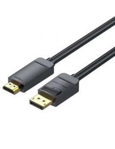 CABLE CONVERSOR VENTION DISPLAYPORT - HDMI 4K 2M BLACK