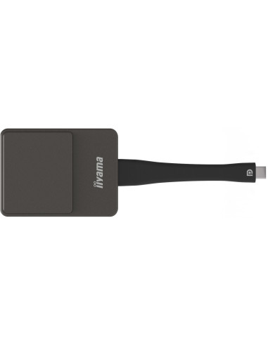 iiyama WP D002C adaptador Smart TV USB 4K Ultra HD Negro, Plata