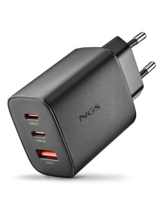 CARGADOR DE PARED NGS ERA GAN 2XUSB-C/USB-A 65W BLACK