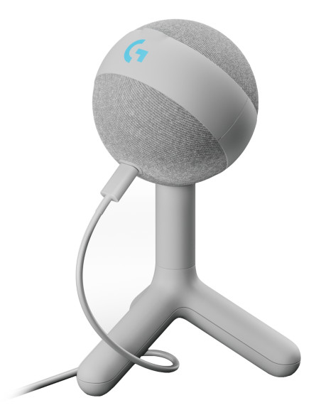 Logitech G Yeti Orb, micrófono condensador RGB con LIGHTSYNC para gaming, micrófono USB para streaming, cardioide, Plug and Play