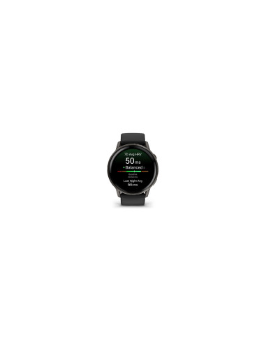 Garmin Venu 4 3,56 cm (1.4") AMOLED 45 mm Digital 454 x 454 Pixeles Pantalla táctil Negro Wifi GPS (satélite)