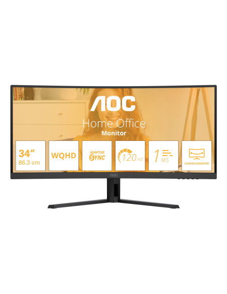 AOC B3 CU34B3E pantalla para PC 86,4 cm (34") 3440 x 1440 Pixeles