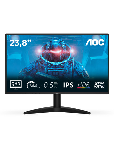 AOC B3 Q24B36X pantalla para PC 60,5 cm (23.8") 2560 x 1440 Pixeles Quad HD LED Negro