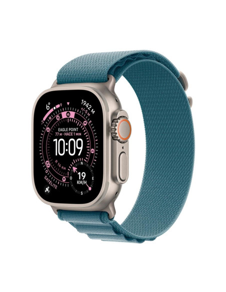 Apple Watch Ultra 3 GPS + Cellular 49mm Natural Titanium Case with Light Blue L (MEWP4QL/A)