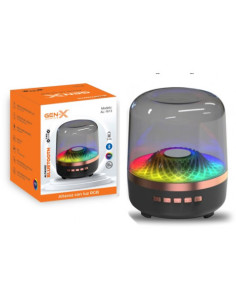 ALTAVOZ BLUETOOTH TWS 10W CON LED RGB AL-1613 GEN-X