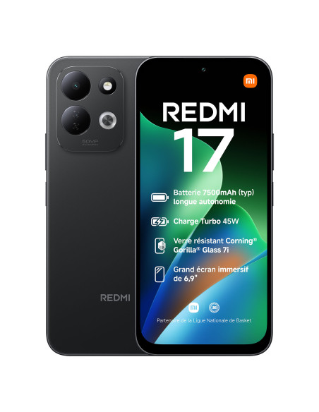 SMARTPHONE XIAOMI REDMI 17 4G USB TIPO C 4GB RAM 256GB ROM NEGRO 7500MAH