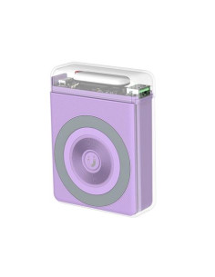 POWERBANK MAGNÉTICA MINI PR226 LED 10000MAH | USB + TIPO C | VIOLETA XO