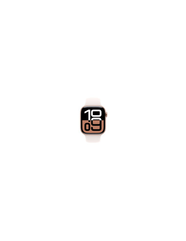 Apple Watch Series 10 OLED 42 mm Digital 374 x 446 Pixeles Pantalla táctil 4G Oro rosa Wifi GPS (satélite)