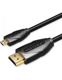 CABLE HDMI 1.4 HDMI/M - MICRO HDMI/M VENTION 1M BLACK