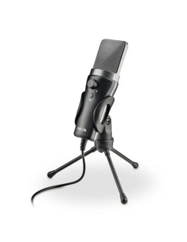 MICROFONO NGS MS120USB USB TRIPODE BLACK