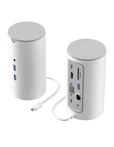 DOCK STATION VENTION 12 EN 1 USB-C A HDMI/VGA/USB-C/USB-A/RJ45/MICROSD/JACK