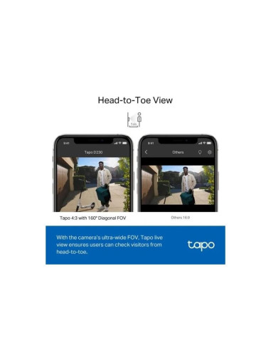 VIDEOPORTERO + TIMBRE TP-LINK TAPO D230S1 2K 5MP