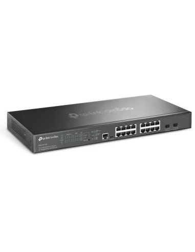 SWITCH TP-LINK OMADA L2+ 16 PUERTOS 2.5G + 2 SFP+ 10G 8 POE+
