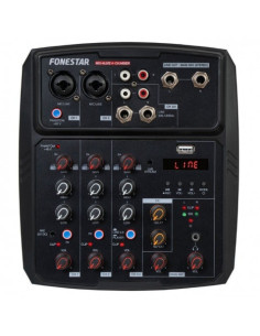MESA DE MEZCLAS FONESTAR MIX-4LIVE