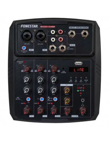 MESA DE MEZCLAS FONESTAR MIX-4LIVE