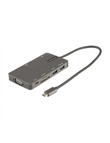 StarTech.com Adaptador Multipuertos USB C - Docking Station de Viajes