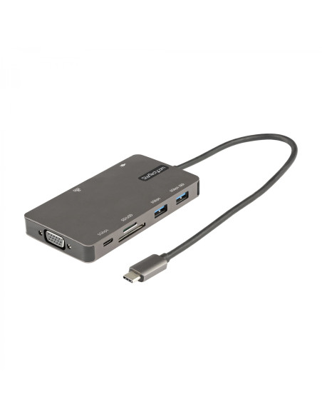 StarTech.com Adaptador Multipuertos USB C - Docking Station de Viajes