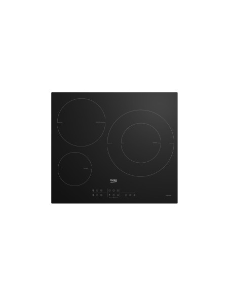 Beko HII63205MT hobs Negro Integrado 58 cm Con placa de inducción 3