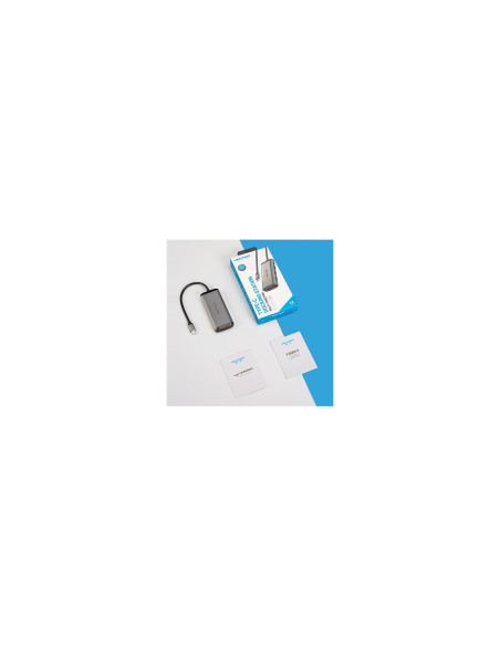 Vention Docking USB Tipo-C CNBHB/ 1xHDMI/ 3xUSB/ 1xUSB Tipo-C PD/ Gris